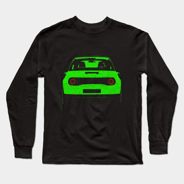 E car electric vehicle green car Long Sleeve T-Shirt by WOS